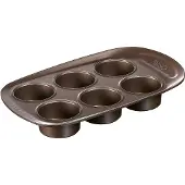 Pyrex Brun Metall Muffinplåt - Gourmet Bakningsverktyg
