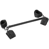 Fetish Collection - bondage stav set - konstläder sexbindning svart 6 delar