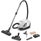 Kärcher DS 6 PLUS - Påslös dammsugare med vattenfiltrering + Tillbehör - Släpper ut 99,95 % dammfri luft