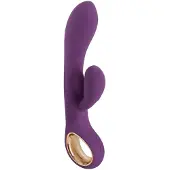 You2Toys - rabbitvibrator med klitorisstimulans - uppladdningsbar - lila