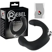 Rebel - prostatavibrator böjd - svart