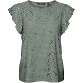 Vero Moda Blus 'Tassa' mörkgrön