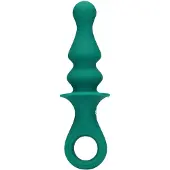 Loveline - analvibrator med pärlor - uppladdningsbar - grön