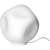 Foscarini Design bordslampa Hoba Media, Vitt / opal, Vardagsrum / matsal, Glas, Design, Bordslampa