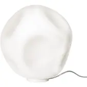 Foscarini Design bordslampa Hoba Grande, Vitt / opal, Vardagsrum / matsal, Glas, Design, Bordslampa