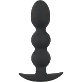 Black Velvets Heavy - 145 g klotformad analplugg (svart)