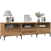 vidaXL Tv-bänk artisan ek 150x30x44,5 cm konstruerat trä