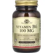 Solgar Solgar, Vitamin B6, 100mg, 250 vegetable capsules