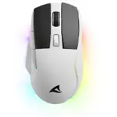 Sharkoon SKILLER SGM50W mouse (white, including charging station)