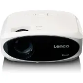 Lenco Full HD 1080P LCD-projektor med Bluetooth Vit