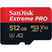SanDisk Microsdxc Extreme Pro 512gb Minneskort