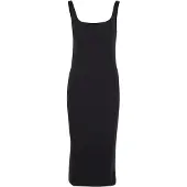Urban Classics Basic Long Cotton Jersey ärmlös Klänning