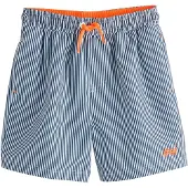 Next Badshorts marinblå / orange / vit