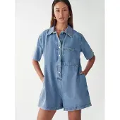 St MRLO Jumpsuit 'DENIM PLAYSUIT' blå denim