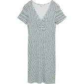 Tom Tailor Easy Jersey Kortärmad Kort Klänning