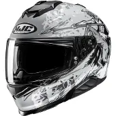 HJC i71 Taurus MC10SF Integralhjälm Matt/Vit/Svart/Grå L Unisex hvid
