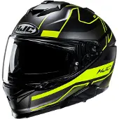 HJC i71 Iorix MC3HSF Integralhjälm Matt/Svart/Gul XS Unisex sort