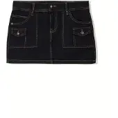 Bershka Kjol svart denim
