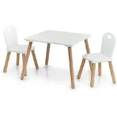 Zeller barnmöbler Scandi, 2 stolar + bord,barnmöbler