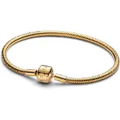 Pandora Moments Snake chain 14k gold-plated armband 563390C00-18