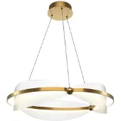 Maytoni Pendellampa Breeze, Mässing / guld, Vardagsrum / matsal, Metall, Design