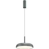 Maytoni Pendellampa Gerhard, Aluminium / grå / zink, Vardagsrum / matsal, Metall, Modern