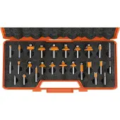Cmt Fräs borrset HW; 8 mm; 26 delars