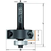 Cmt Falsfräs ; S=1/2''; D=34,9 mm