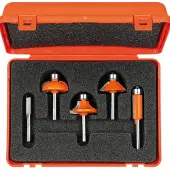 Cmt Fräs borrset ; profile; 6 mm; 5 delars