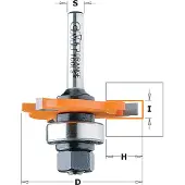 Cmt Skivnotfräs 922.340.11A; 4/47,6 mm; med kullager