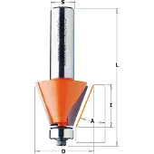 Cmt Fasfräs ; S=1/2''; D=21,5 mm