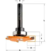 Cmt Skivnotfräs 823.340.11B; 4/47,6 mm; med kullager