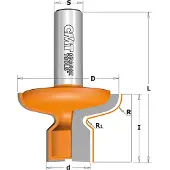 Cmt Kantgreppsfräs ; S=1/2''; D=47,6 mm