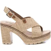 Refresh för kvinnor. 17270701-TAUPE Sandaler 172707 taupe (39), 8 till 10 cm, Spänne, Casual