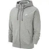 Nike Bluza męska NSW Club Hoodie FZ szara BV2648 063