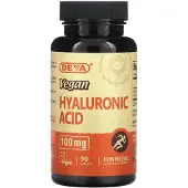 Deva , Vegan Hyaluronsyra, 100 mg, 90 Tabletter