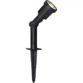 Star Trading LED-markspettspotlight 418-92-1, svart plast svängbar 418-92-1, Svart, Syntetmaterial, Modern