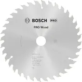 Bosch Op Wo H 165x20-36 Cirkelklinga För Trä