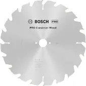 Bosch Construct Wood 2608640691 Hårdmetall cirkelsågklinga 315 x 30 x 3.2 mm Antal tänder (per tum): 20 1 st