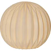 Star Trading LED-terrasslampa Sandy, Ø 30 cm vit plast batteri Sandy, Vitt / opal, Syntetmaterial, Modern