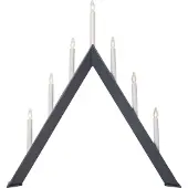 Star Trading Ljusstake Arrow Grafit 60cm