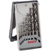 Bosch 2608589295 HSS Metall-spiralborrset 7 delar Slipat DIN 338 Cylinderskaft 1 set