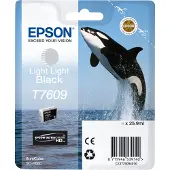 Epson T7609 - 26 ml - light light black - original - blister - bläckpatron - för SureColor P600, SC-P600