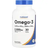 Nutricost , Omega-3, 90 Softgels (833 mg per Softgel)