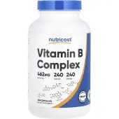 Nutricost B-vitaminkomplex, 462 mg, 240 kapslar