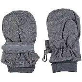 Sterntaler mitten bomulls fleece antracit