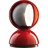 Artemide Bordslampa , Eclisse, Röd, Vardagsrum, Metall, Design