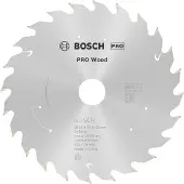 Bosch PRO Wood cordless 2608837668 Hårdmetall cirkelsågklinga 136 x 20 mm Antal tänder (per tum): 24 1 st