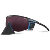 Julbo - Solglasögon - Ultimate Cover Noir/Bleu Reactiv 0-4 High Contrast för Unisex - Svart
