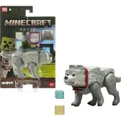 Mattel A Minecraft Movie Dennis The Wolf 10 Cm Figur